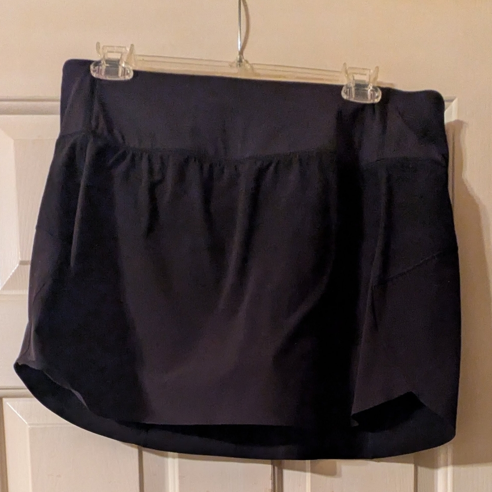 🇺🇸 Athleta Run with it Skort - L - Black - NWOT - Picture 3 of 8